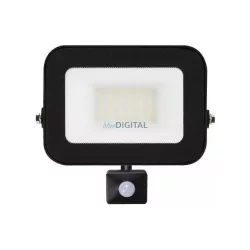   Asalite LED Reflektor Slim 20W 4500K (1800 lumen) + Mozgásérzékelő Szenzor