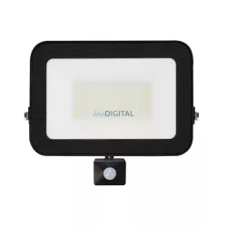   Asalite LED Reflektor Slim 30W 4500K (2700 lumen) + Mozgásérzékelő Szenzor