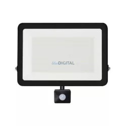   Asalite LED Reflektor Slim 100W 4500K (9000 lumen) + Mozgásérzékelő Szenzor
