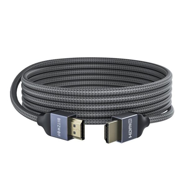 HDMI kábel, 8K / 48GBPS, kevlár borítás, 2M, szürke, Blitzwolf BW-HDC5