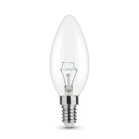 Rezgésálló Izzó C35 gyertya E14 40W 2700K (340 lumen)
