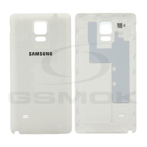 Akkumulátorfedél ház Samsung N910 Galaxy Note 4 fehér Gh98-34209A eredeti szervizcsomag