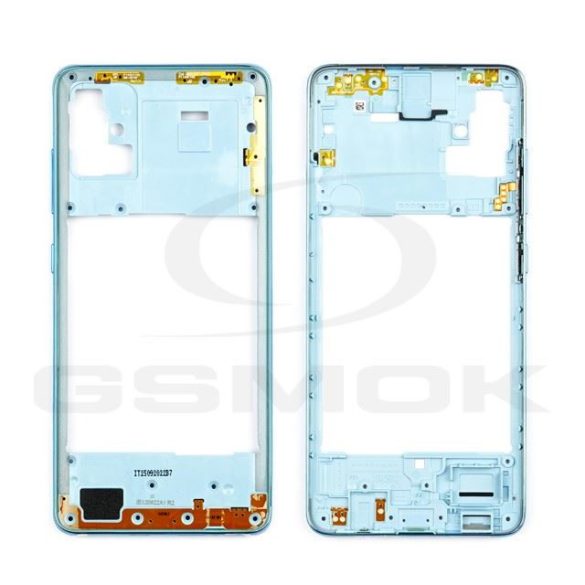 Középső fedél Samsung A515 Galaxy A51 kék Gh98-45033C Eredeti szervizcsomag