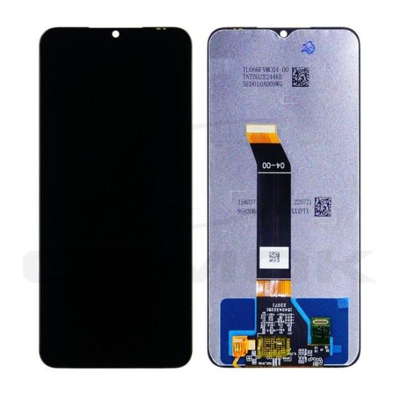 LCD kijelző érintőpanellel (előlapi keret nélkül) Xiaomi Redmi 10 5G fekete