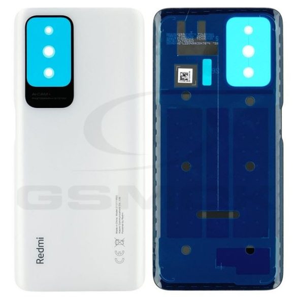 Akkumulátorfedél ház Xiaomi Redmi 10 fehér 550500017Z9X 55050001Jn9X eredeti szervizcsomag