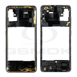 Középső borító Samsung A515 Galaxy A51 Crush fekete Gh98-45033Beredeti Service Pack