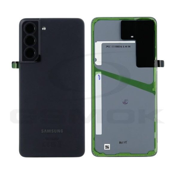 Akkufedél kamera objektívvel Samsung Galaxy S21 FE szürke [Gh82-26156A] (gyári)