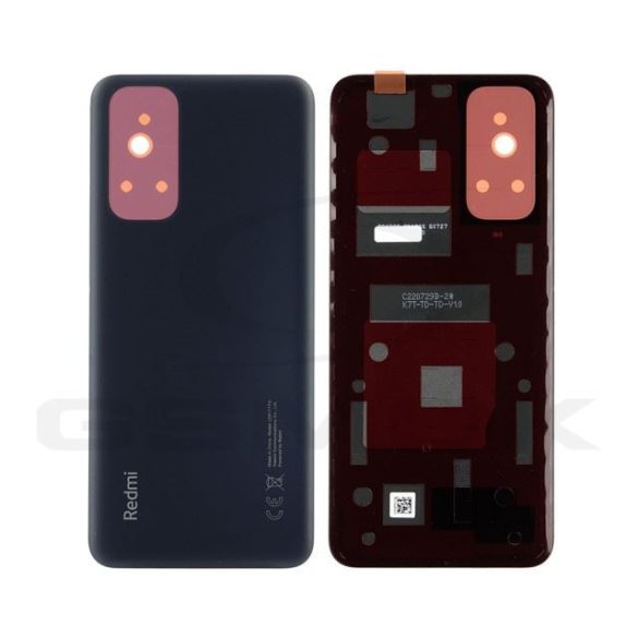 Akkumulátorfedél ház Xiaomi Redmi Note 11 fekete 55050001Vb9T eredeti szervizcsomag