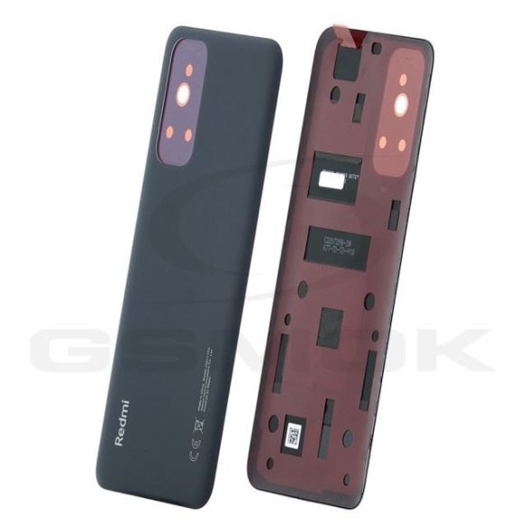 Akkumulátorfedél ház Xiaomi Redmi Note 11 fekete 55050001Vb9T eredeti szervizcsomag
