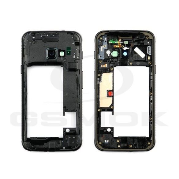 Középső fedél Samsung G390 Galaxy Xcover 4 fekete Gh98-41218A eredeti szervizcsomag