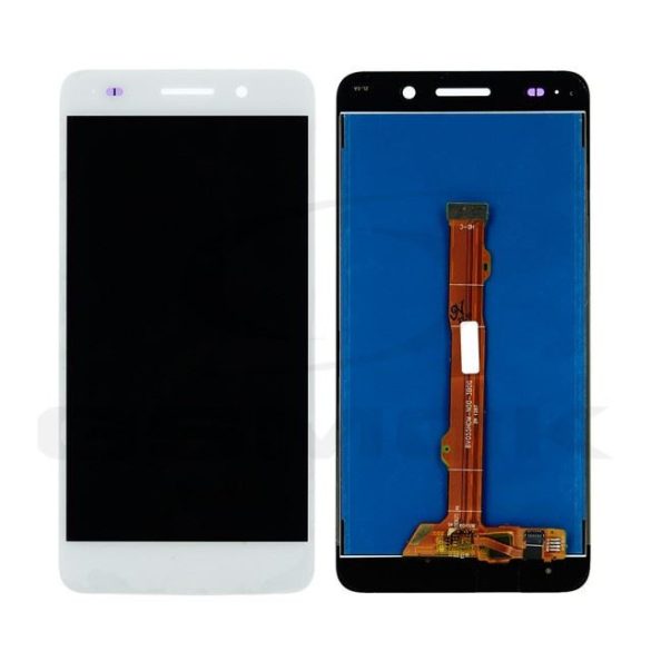 LCD kijelző érintőpanellel (előlapi keret nélkül) Huawei Y6 II [Cam-L21/Cam-L03] fehér, logó nélkül