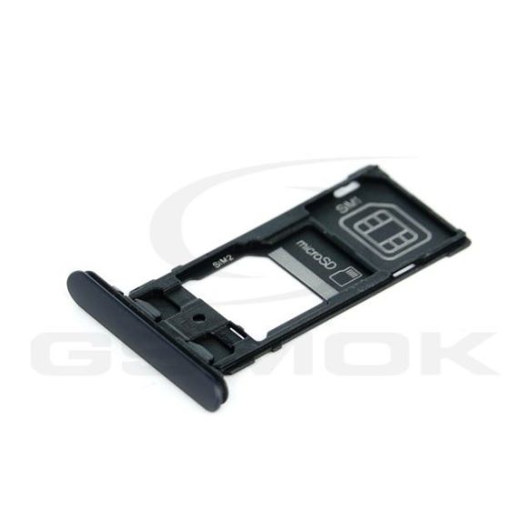SIM-kártya tartó Sony Xperia Xz2 Compact fekete 1313-0973 [Eredeti]