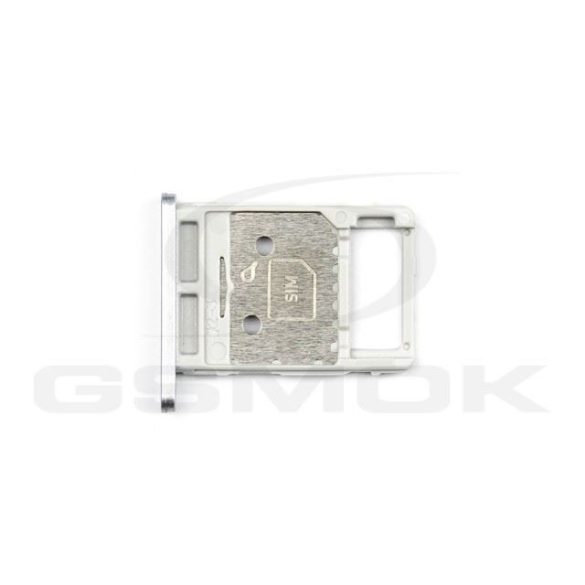 Sim kártya és memóriakártya tartó Samsung T736 Galaxy Tab S7 5G ezüst Gh98-46623B Gh98-46862B [Eredeti]