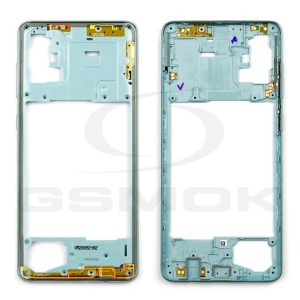 Középső fedél Samsung A715 Galaxy A71 kék Gh98-44756C eredeti szervizcsomag