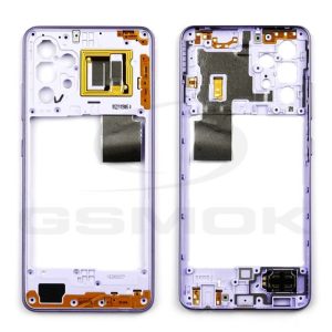 Középső fedél Samsung A325 Galaxy A32 4G Violet Gh97-26181D Eredeti szervizcsomag