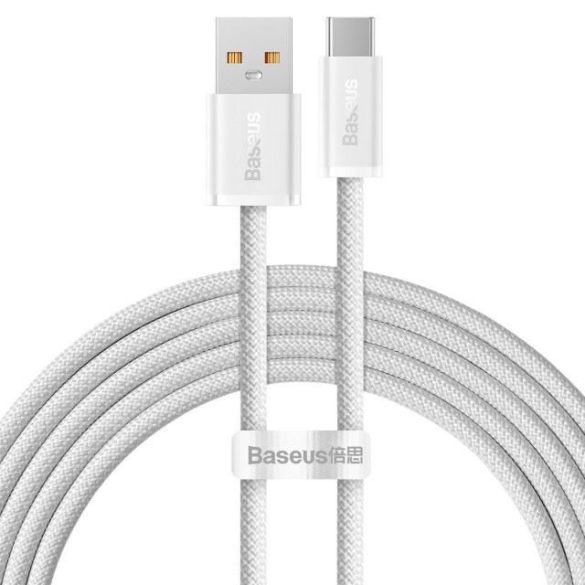 Baseus Dynamic Series USB-A Type-C kábel 100W 2m fehér