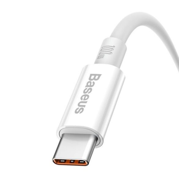 Usb kábel Usb-C Baseus Superior sorozat 100W 480Mb/S 2M Fehér