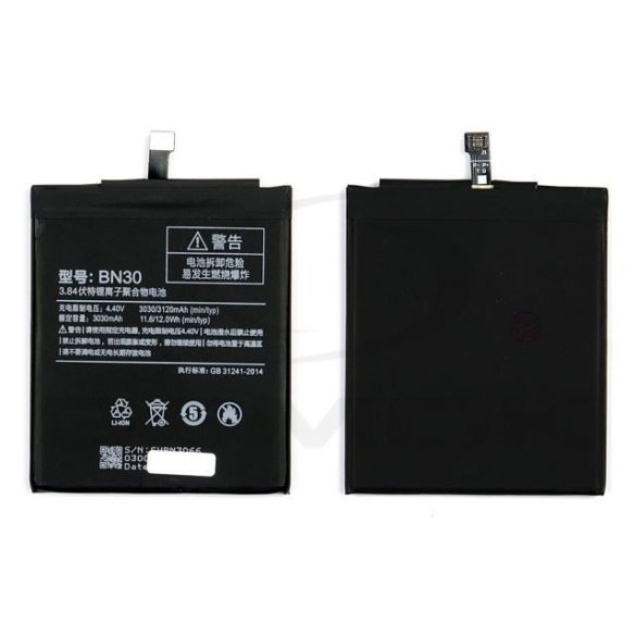 Akkumulátor Xiaomi Redmi 4A [Bn30] 3120mAh