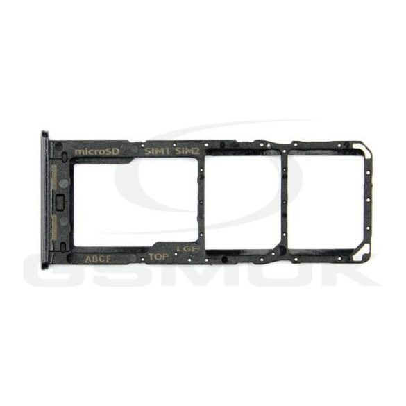 SIM- és SD kártya tartó Samsung Galaxy A23 fekete [Gh98-47794A] (gyári)