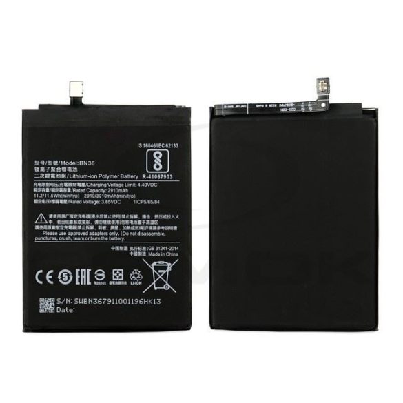 Akkumulátor Xiaomi Mi A2/Mi 6X [Bn36] 3010mAh