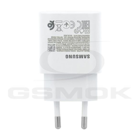 Samsung gyári töltő 1xUSB-C csatlakozóval [Ep-Ta800Xwegww/Gh44-03055A] fehér