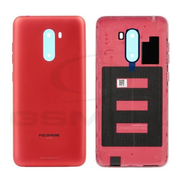 Akkumulátorfedél ház Xiaomi Poco F1 Red 560920017033 Eredeti szervizcsomag