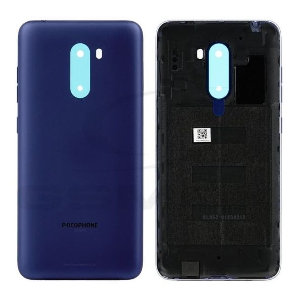 Akkumulátorfedél ház Xiaomi Poco F1 kék 561020030033 561020031033 Eredeti szervizcsomag