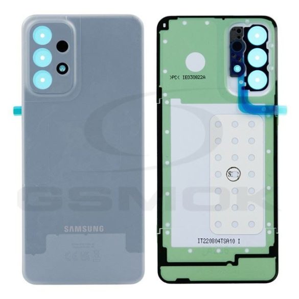 Akkumulátorfedél ház Samsung A236 Galaxy A23 kék Gh82-29489C Eredeti szervizcsomag