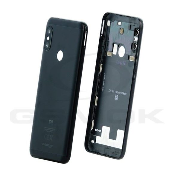 Akkumulátorfedél ház Xiaomi Mi A2 Lite / Redmi 6 Pro fekete 560620001033 eredeti szervizcsomag