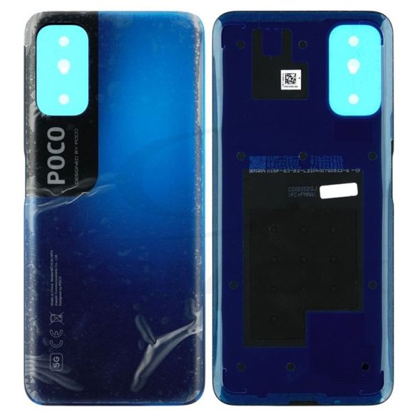 Akkufedél Xiaomi Poco M3 Pro 5G kék [550500012N9X] (gyári)