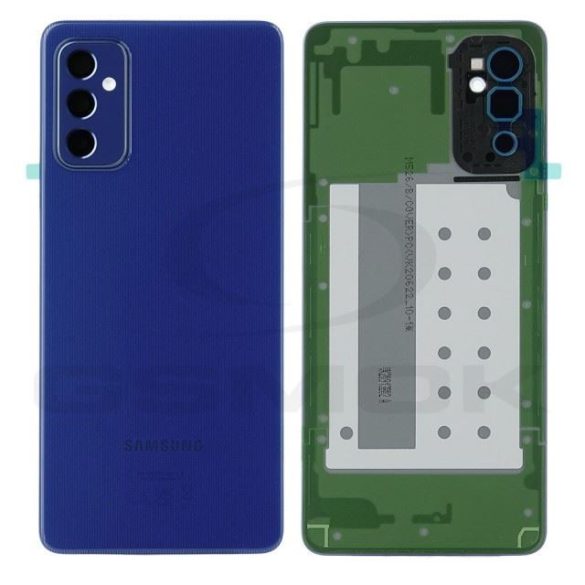 Akkumulátorfedél ház Samsung M526 Galaxy M52 5G kék Gh82-27061B eredeti szervizcsomag