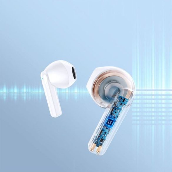 Joyroom Tws vezeték nélküli fülhallgató Enc vízálló Ipx4 Bluetooth 5.3 Fehér Jr-Tl11