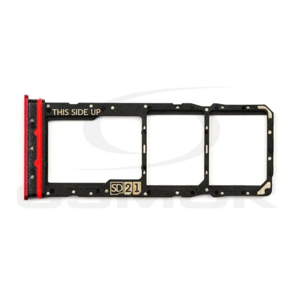 SIM- és SD kártya tartó Motorola Moto G32 piros [S948D53067] (gyári)