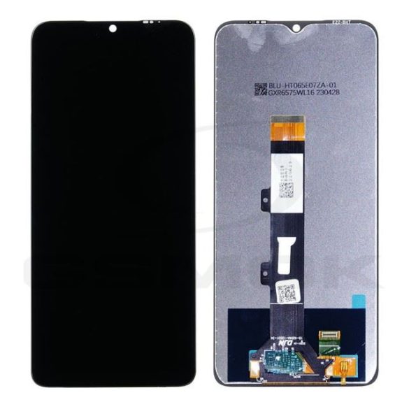 LCD kijelző érintőpanellel (előlapi keret nélkül) Motorola Moto E22/E22i fekete