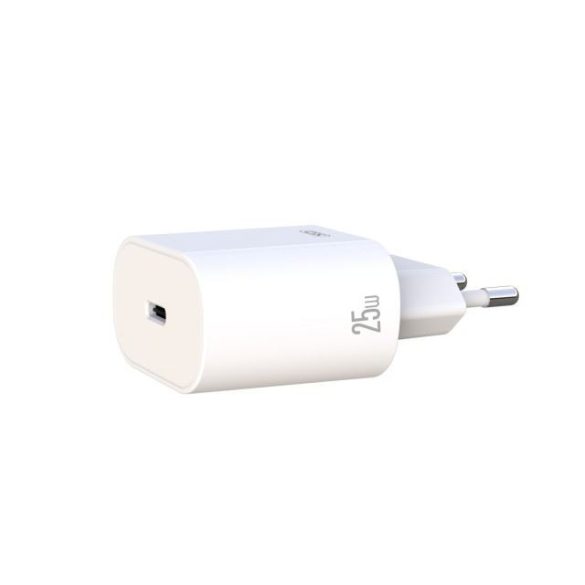 Xo L91 hálózati töltő 1xUSB-C csatlakozóval 25W (fehér)