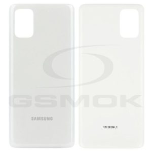 Akkumulátorfedél ház Samsung M515 Galaxy M51 fehér kameralencse nélkül Gh98-46142B Eredeti szervizcsomag