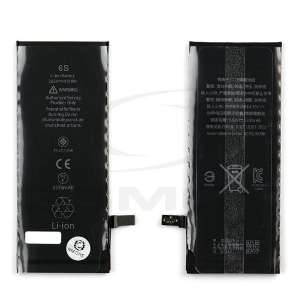 Akkumulátor Apple Iphone 6S nagy kapacitású Ti 2230Mah Rmore