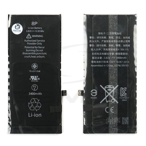 Akkumulátor Apple Iphone 8 Plus nagy kapacitású Ti 3400Mah Rmore