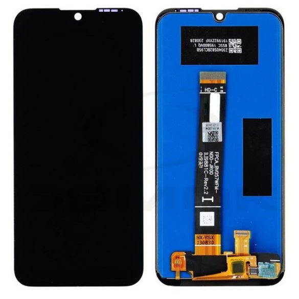 Rmore LCD kijelző érintőpanellel (előlapi keret nélkül) Huawei Y5 2019/Honor 8S [Amn-Lx1/Amn-Lx2/Amn-Lx3/Amn-Lx9] fekete, logó nélkül