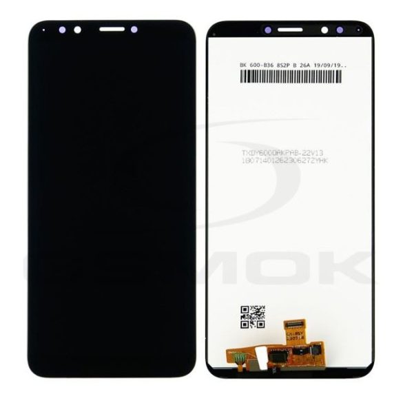 Rmore LCD kijelző érintőpanellel (előlapi keret nélkül) Huawei Y7 2018/Y7 Prime 2018 [Ldn-L21/Ldn-Lx2/Ldn-Tl10] fekete, logó nélkül