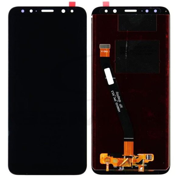 Rmore LCD kijelző érintőpanellel (előlapi keret nélkül) Huawei Mate 10 Lite [Rne-L01/Rne-L21] fekete, logó nélkül