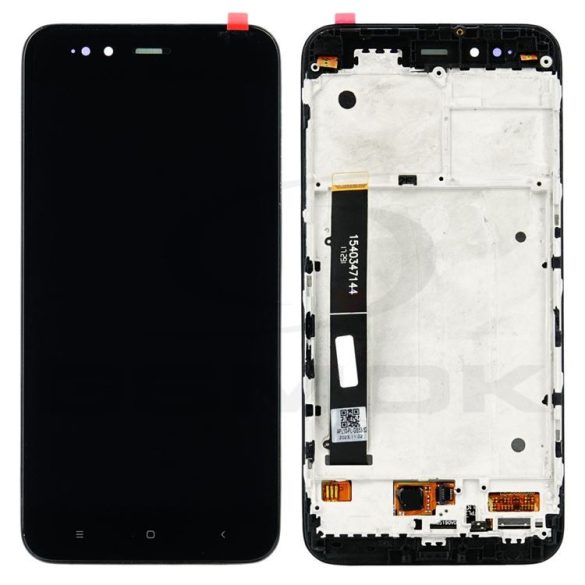 Rmore LCD kijelző érintőpanellel és előlapi kerettel Xiaomi Mi A1 fekete