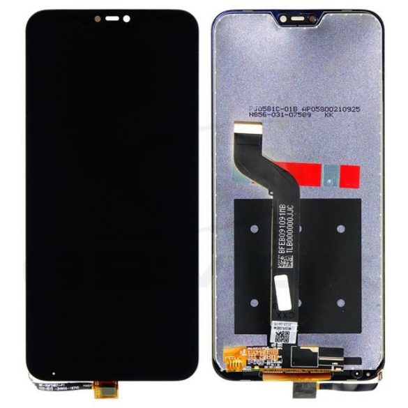 Rmore LCD kijelző érintőpanellel (előlapi keret nélkül) Xiaomi Mi A2 Lite/Redmi 6 Pro fekete
