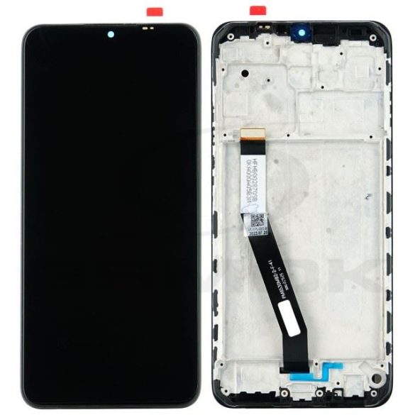 Rmore LCD kijelző érintőpanellel és előlapi kerettel Xiaomi Redmi 9 fekete