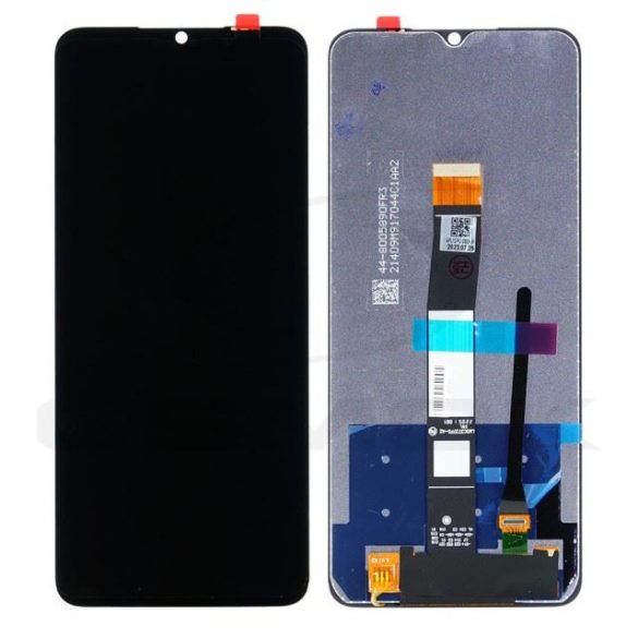 Rmore LCD kijelző érintőpanellel (előlapi keret nélkül) Xiaomi Redmi 10C fekete