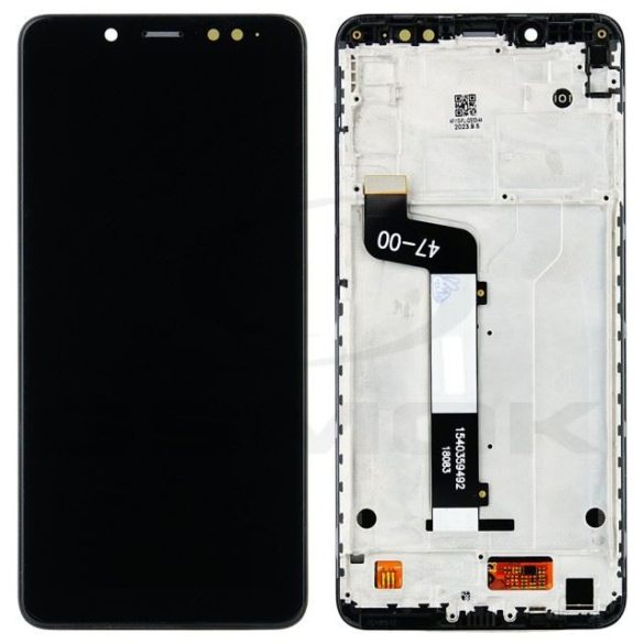 Rmore LCD kijelző érintőpanellel és előlapi kerettel Xiaomi Redmi Note 5 fekete