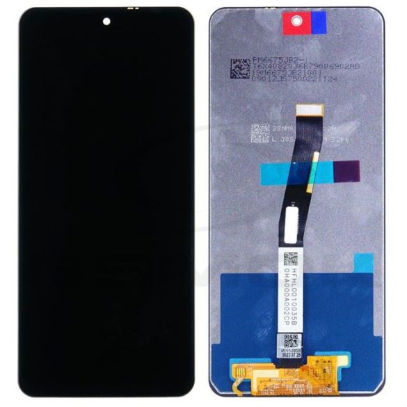 Rmore LCD kijelző érintőpanellel (előlapi keret nélkül) Xiaomi Redmi Note 9 Pro/9S fekete