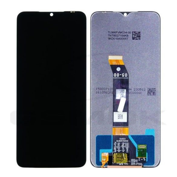 Rmore LCD kijelző érintőpanellel (előlapi keret nélkül) Xiaomi Redmi 10 5G fekete