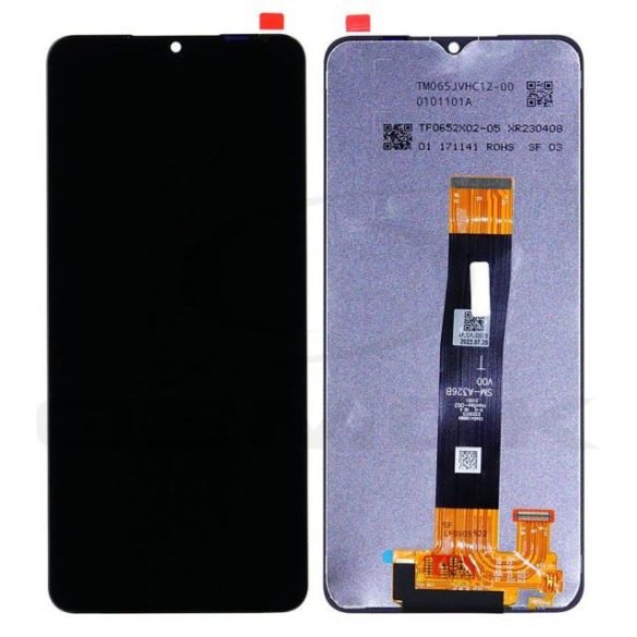Rmore LCD kijelző érintőpanellel (előlapi keret nélkül) Samsung Galaxy A32 5G fekete
