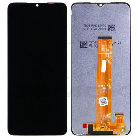 LCD kijelző érintőpanellel (előlapi keret nélkül) Samsung Galaxy A02 fekete